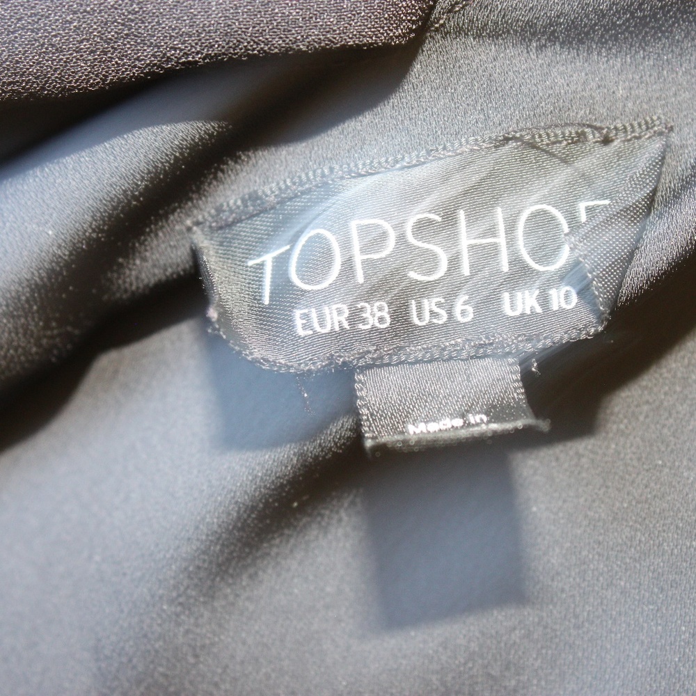 TOPSHOP RUFFLE WRAP MIDI DRESS - Picture 5 of 5